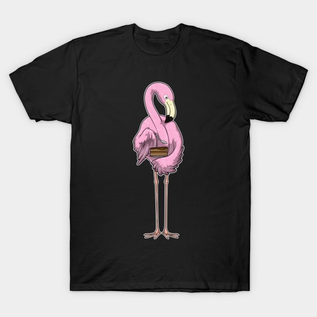 Flamingo Cake T-Shirt by Markus Schnabel